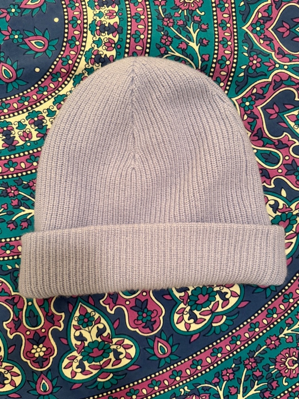 Aritzia Wilfred 100% Wool Light Blue Beanie